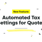 Automated Tax Setting feature