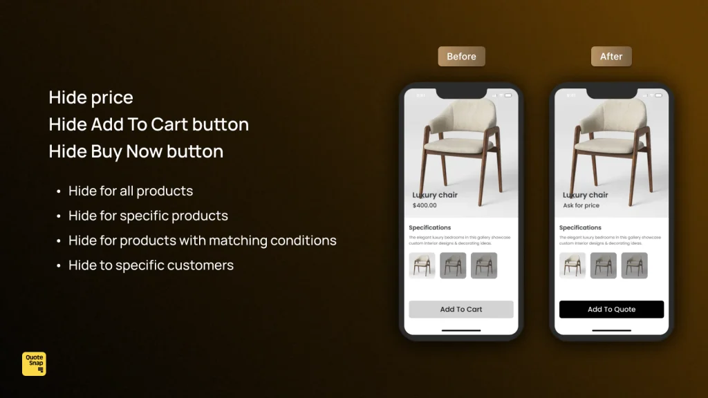 QuoteSnap Shopify App