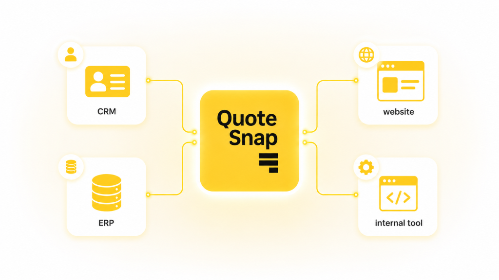 Connect QuoteSnap to Your CRM, ERP, and Website with the New API Public Gateway