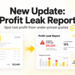 Profit Leak Report - QuoteSnap