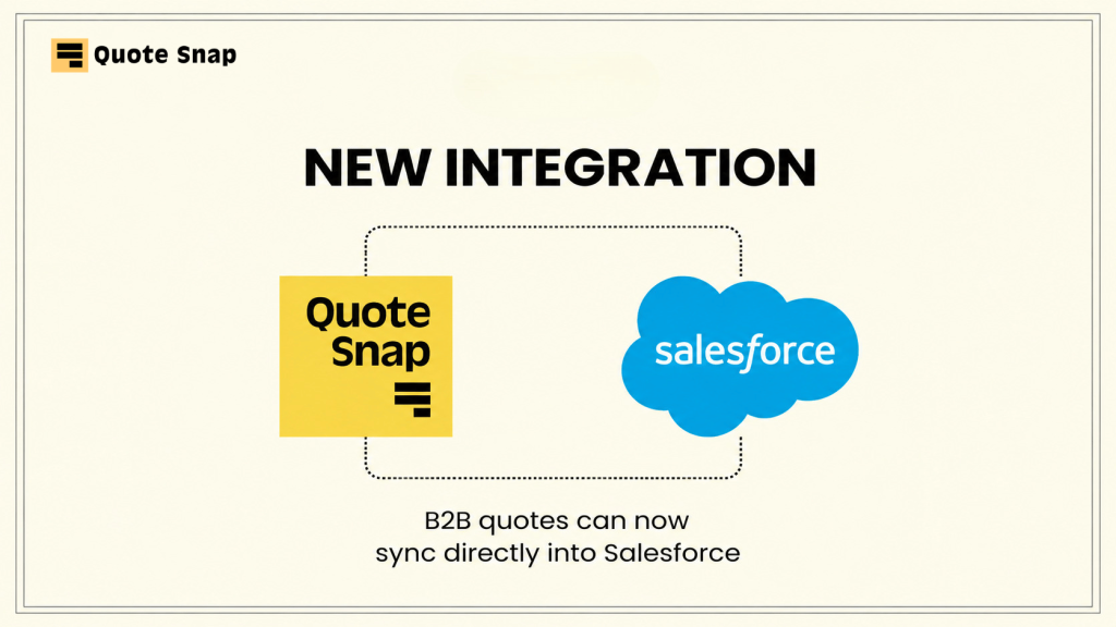 QuoteSnap x Salesforce integration