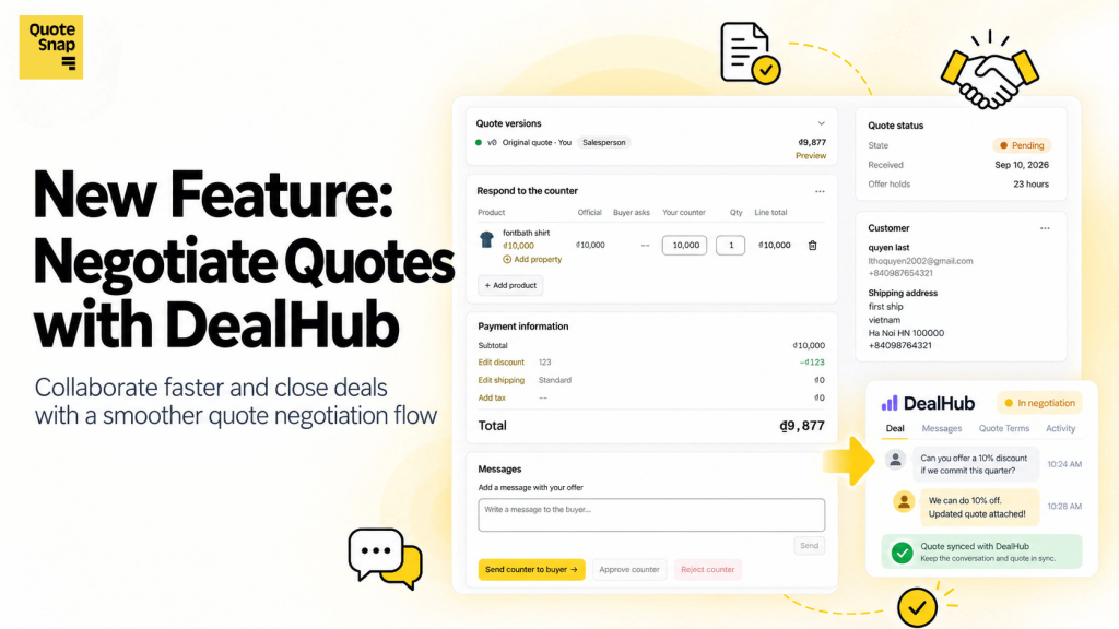 Quotesnap Dealhub